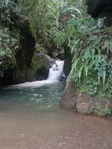 charco azul los Andes